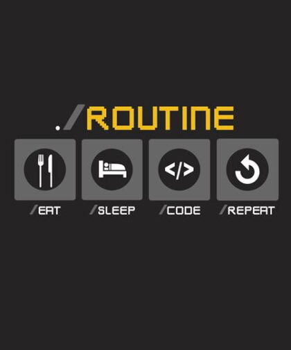 Coding Routine DTF Design Ready to Print on T-Shirt in India
