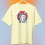 Kitsune The mask fox -Ready to press printed dtf